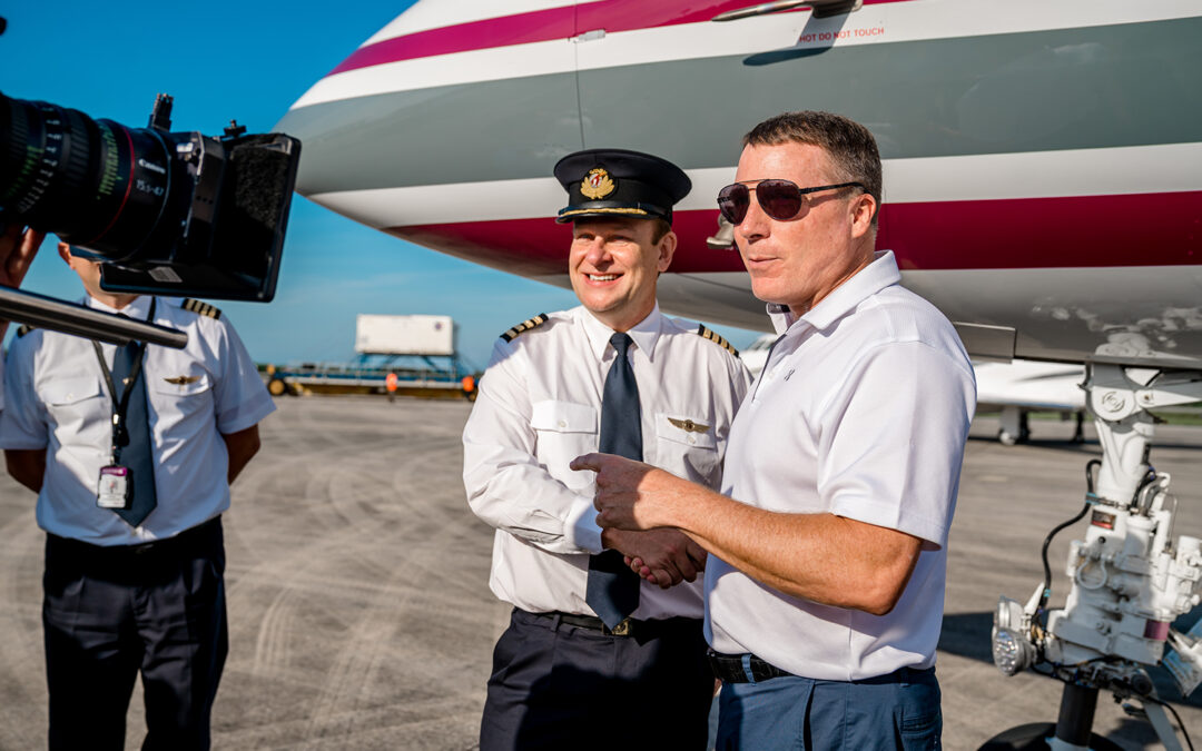 Hamish Harding & Col. Terry Virts Certified by Fédération Aéronautique Internationale for 13 Speed Records on Qatar Executive Gulfstream G650ER Aircraft